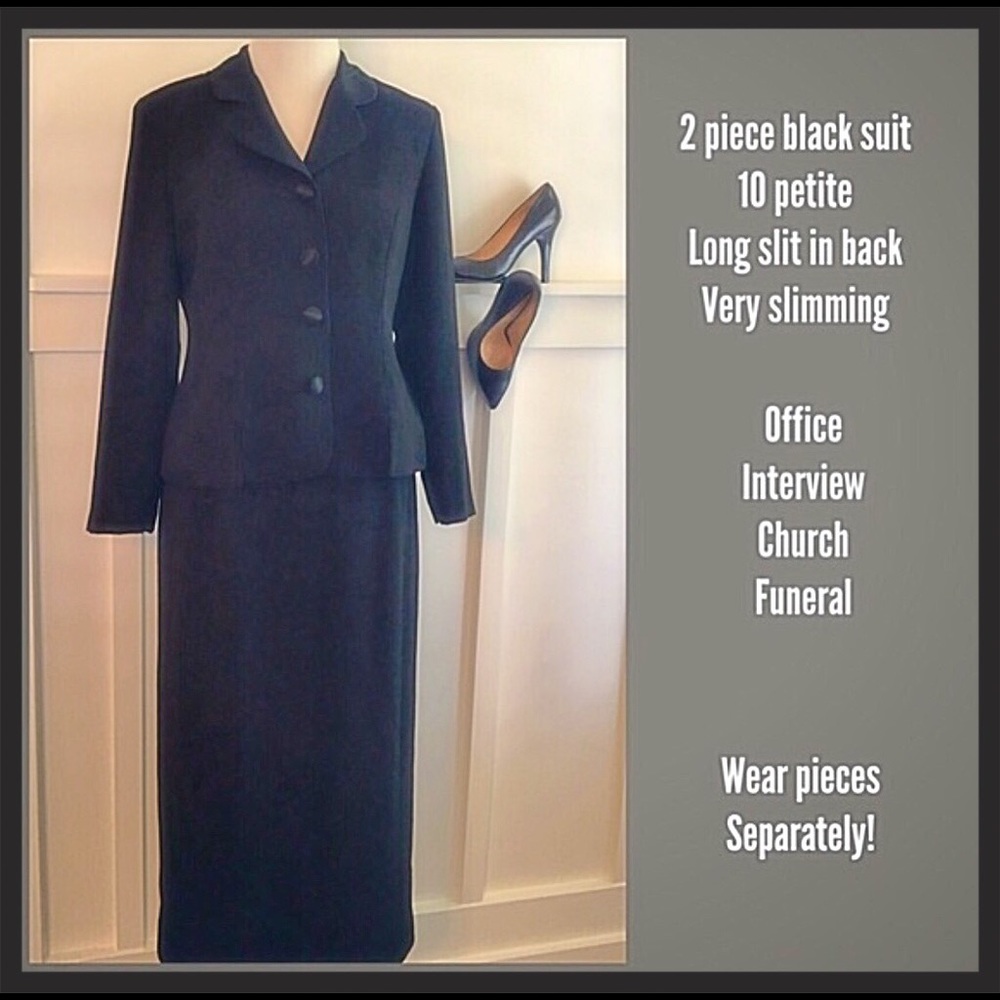 Vintage Petite Black Suite